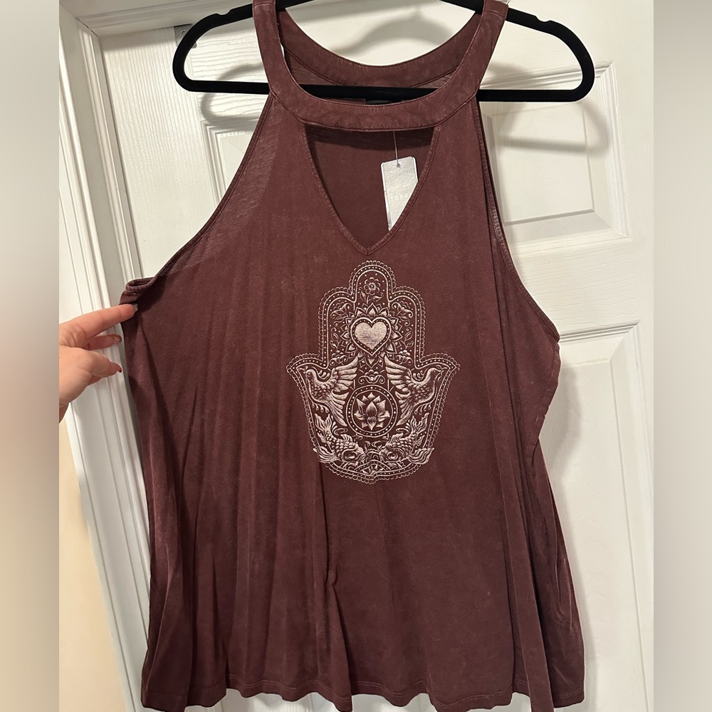 Torrid size 1 Burgundy tank